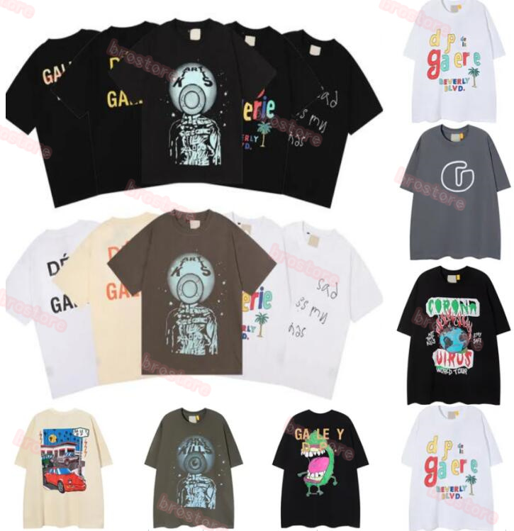 Men' T-shirts Galleries Depts Designer Summer Gallaryes Shirt Alphabet Printed Star Same Round Neck Short Sleeve T-shirt For Men and Women, Q1111
Men' T-shirts Galleries Depts Designer Summer Gallaryes Shirt Alphabet Printed Star Same Round Neck Short Sleeve T-shirt For Men and Women, Q1111