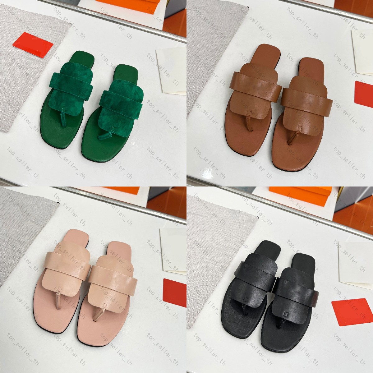 Galerie Sandal Genuine Leather Slides Goatskin Mules Designer Women Flats Heel Sandals AAA Quality with Box, Pink
Galerie Sandal Genuine Leather Slides Goatskin Mules Designer Women Flats Heel Sandals AAA Quality with Box, Pink