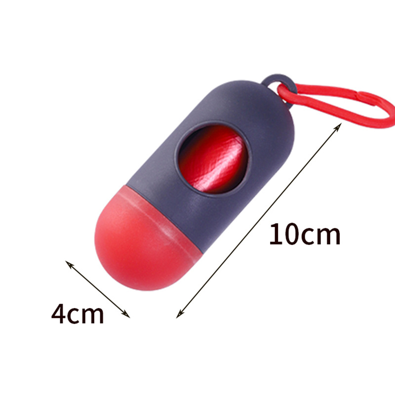 Halloween pet toilet pill garbage bi, convenient capsule type pet garbage bag dispense, cleaning supplies customization 5 sets/piece