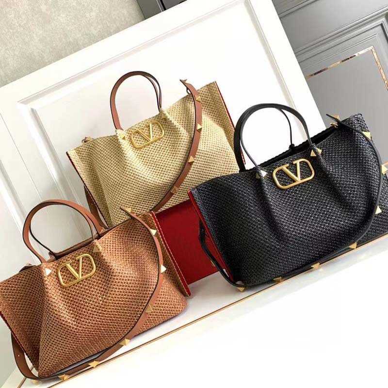2023 Summer New designer valentino bag women gym waist chain bags WERS V-Button Willow Nail Chain Tote Bag Shopping Bag Crossbody handBag Lafite Woven, Black (large)
2023 Summer New designer valentino bag women gym waist chain bags WERS V-Button Willow Nail Chain Tote Bag Shopping Bag Crossbody handBag Lafite Woven, Black (large)