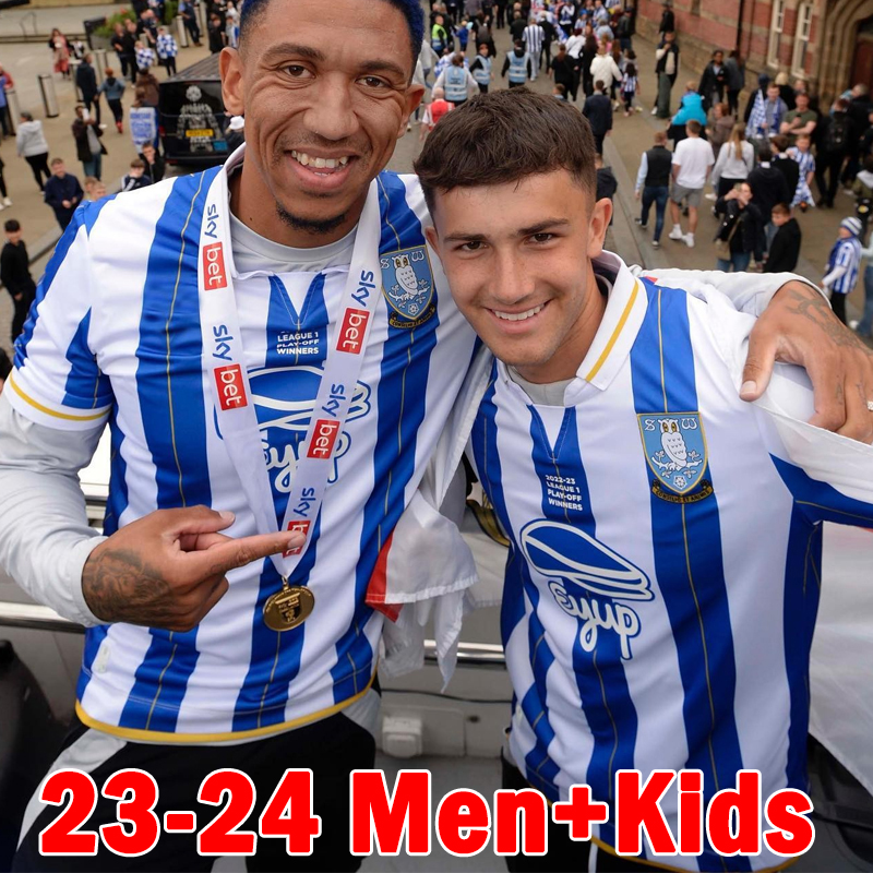 23 24 Sheffield Wednesday soccer jerseys 2023 2024 Paterson Will Vaulks Callum Smith Football Shirts Tyreeq Michael Mallik Wilks Bakinson Men Kids Kits Uniforms, Xiezhousan 23-24 home
23 24 Sheffield Wednesday soccer jerseys 2023 2024 Paterson Will Vaulks Callum Smith Football Shirts Tyreeq Michael Mallik Wilks Bakinson Men Kids Kits Uniforms, Xiezhousan 23-24 home