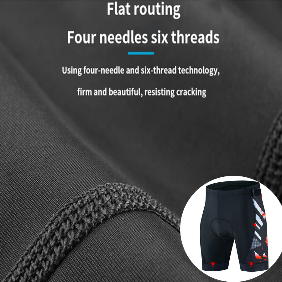 Cycling Shorts Three pocket Bike Tights Triathlon 5D Gel Padded Pro Lycra Bicycle Breathable Man Mountain Biking 230612