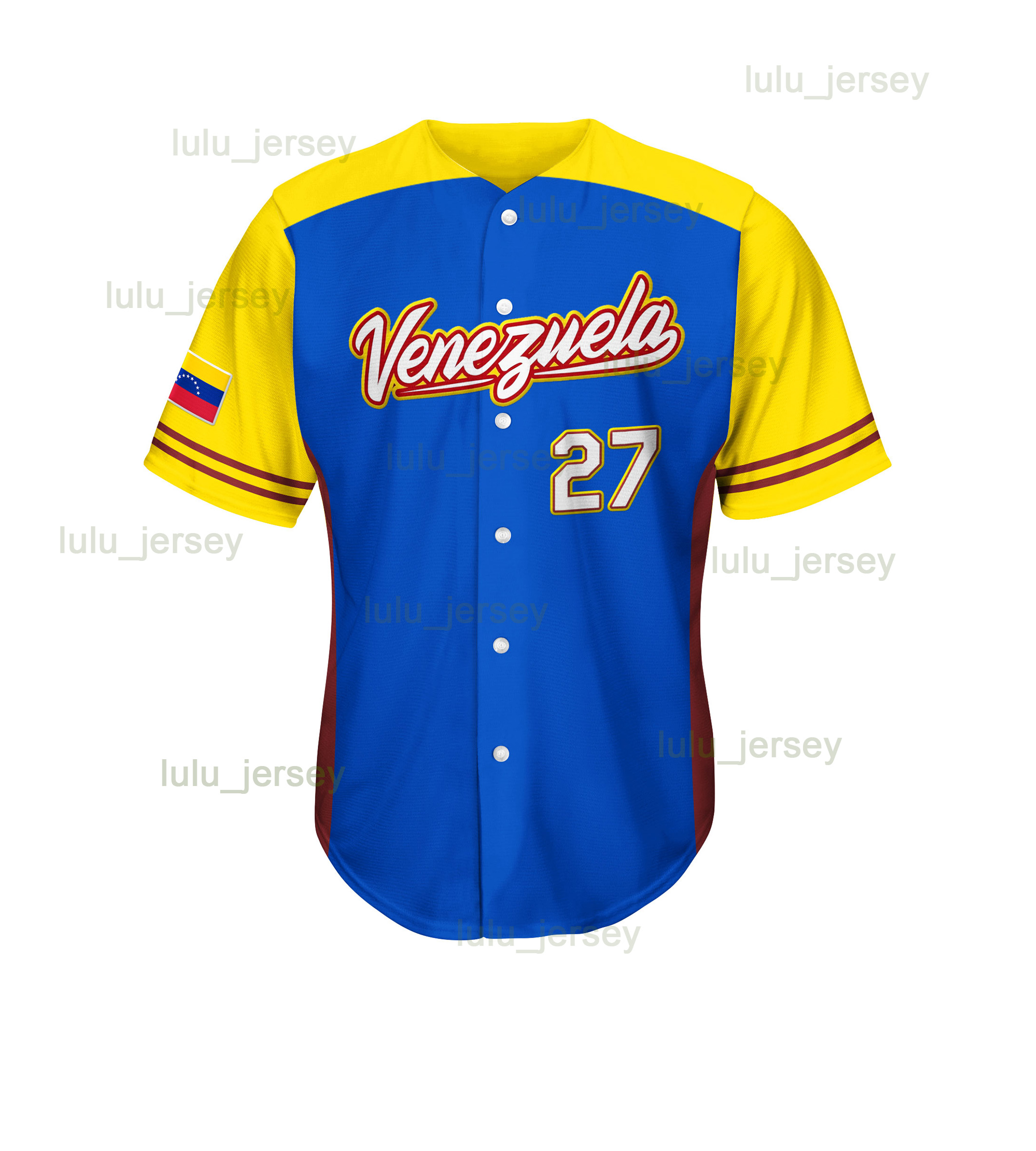 Custom Baseball Jersey Venezuela Shirts Printed Personalized Name Number Uniforms for Men Women Youth Plus Size, Color 2
Custom Baseball Jersey Venezuela Shirts Printed Personalized Name Number Uniforms for Men Women Youth Plus Size, Color 2