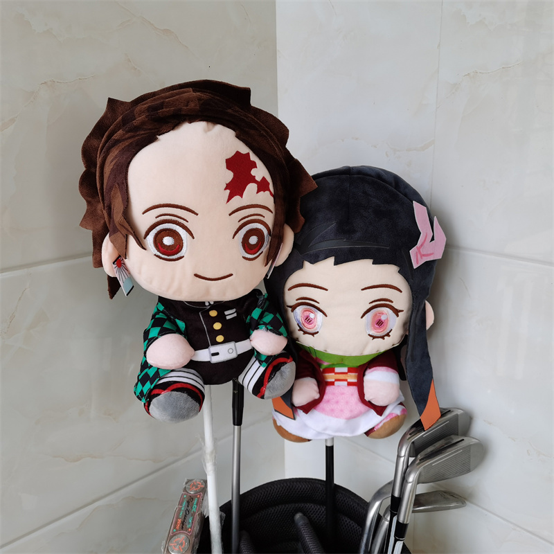 Other Golf Products LIMITED Demon Slayer golf driver headcover anime figure golf club 460cc cartoon wood cover DR CUTE GIFT 230612