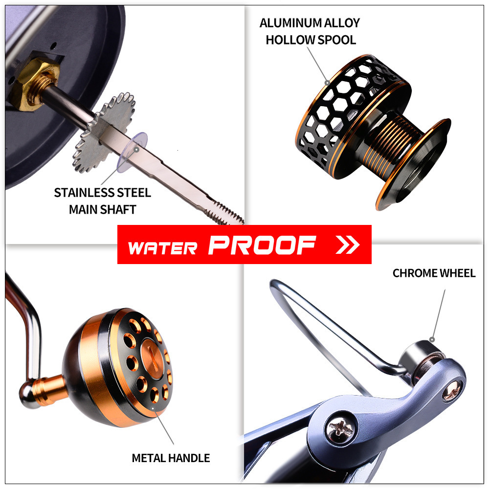 Baitcasting Reels High Quality Max Drag 21KG Spool Fishing Reel Gear 52 1 Ratio Speed Spinning Casting Carp For Saltwater 230614