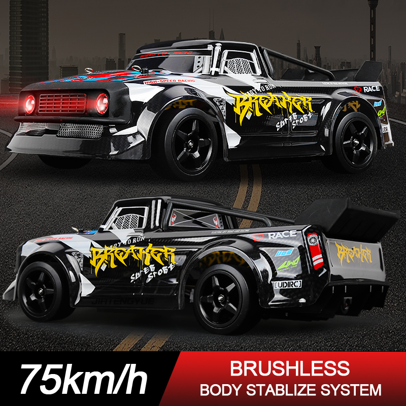 JTY Toys 1:16 RC Car 75km/h Brushless High Speed RC Drift Car 4WD Crawler Radio Remote Control Racing Cars For Adults Children
JTY Toys 1:16 RC Car 75km/h Brushless High Speed RC Drift Car 4WD Crawler Radio Remote Control Racing Cars For Adults Children