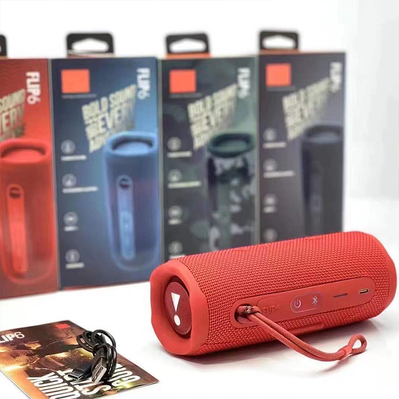 multicolors flip6 wireless bluetooth speaker mini portable ipx7 flip6 waterproof portable speakers outdoor stereo bass music track independent tf card