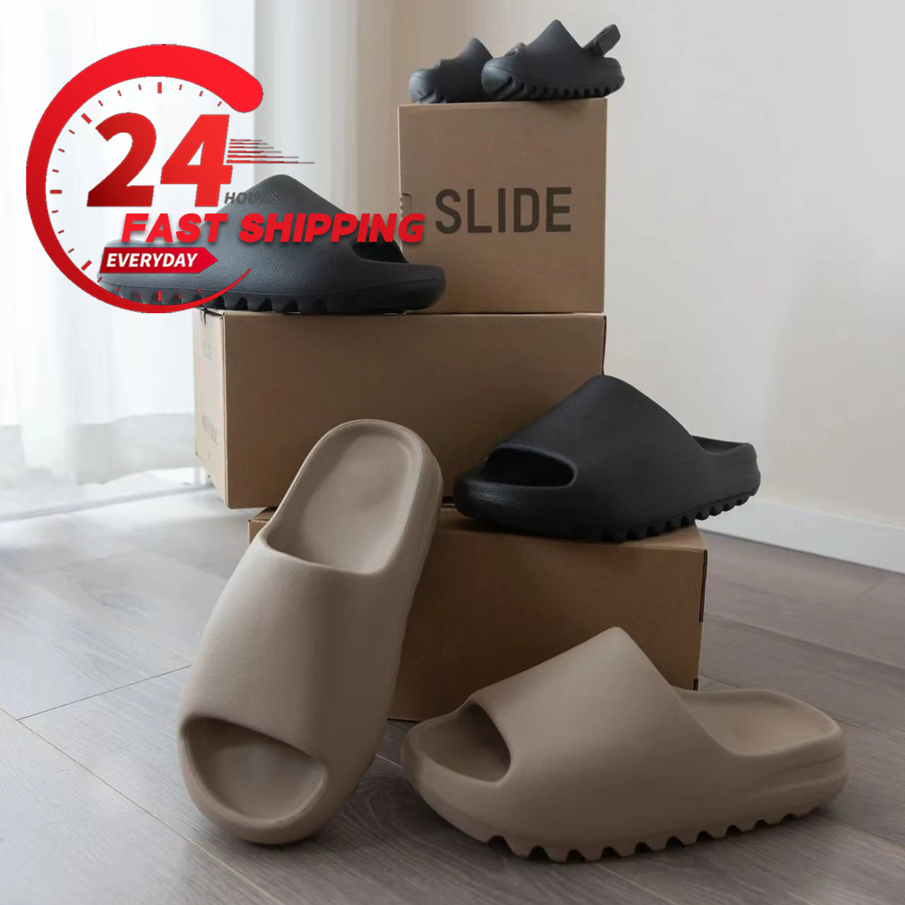Designer Foam Runners Slide With Box Slides Slippers bone Resin Desert Sand Onyx Ochre Soot Azure Ararat Rubber West Summer West Brown Pure Flat Flax Vermillion Slide
Designer Foam Runners Slide With Box Slides Slippers bone Resin Desert Sand Onyx Ochre Soot Azure Ararat Rubber West Summer West Brown Pure Flat Flax Vermillion Slide