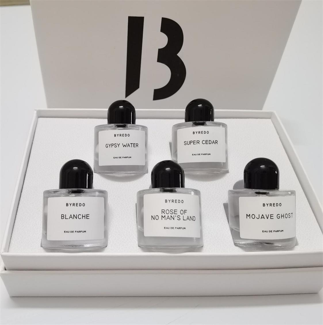 Byredo Perfume Set Spray Eau de Toilette 5pcs Style parfum for Women Men fragrance long lasting Time 10mlX5 Perfume Gift Box8840040