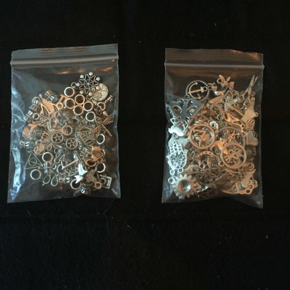 Lockets Wholesale 80pcs Random Mix different Tibetan Silver Charms Dangle Metal Alloy Charm fit Pendants for jewelry making 230612 - view 6