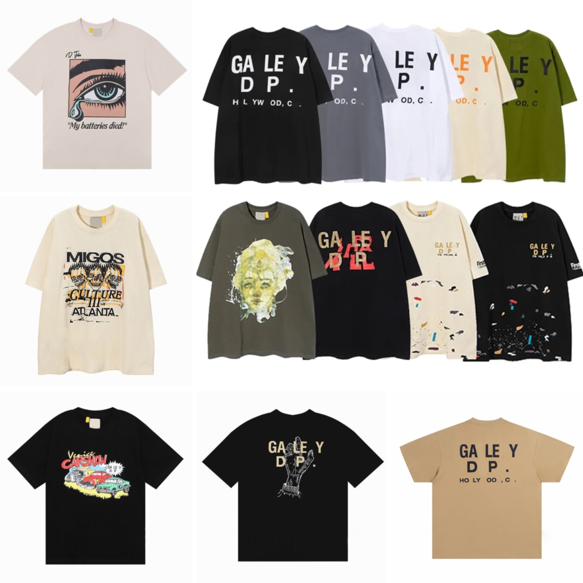 galleryes depsT Shirt Men' and Women' cotton shirts Casual shirts Luxury clothing letter print high luxury loose fashion sleeve clothes for men and women
galleryes depsT Shirt Men' and Women' cotton shirts Casual shirts Luxury clothing letter print high luxury loose fashion sleeve clothes for men and women