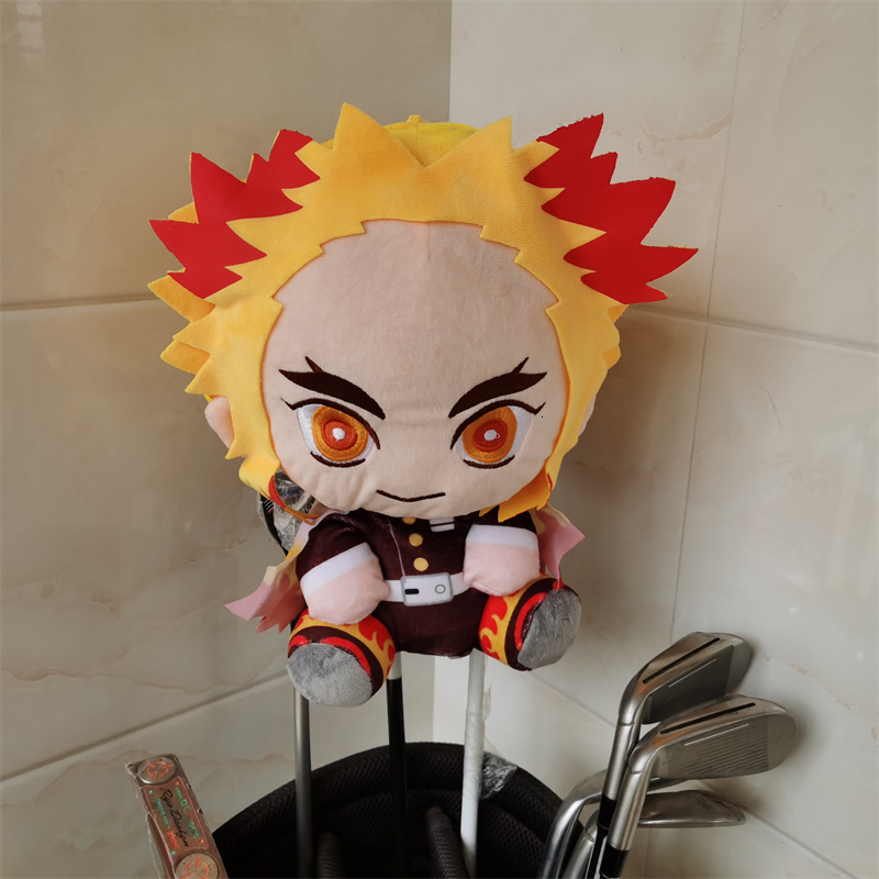 Other Golf Products LIMITED Demon Slayer golf driver headcover anime figure golf club 460cc cartoon wood cover DR CUTE GIFT 230612