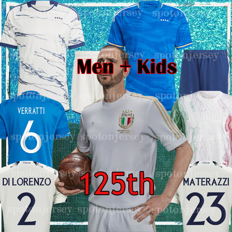 125th anniversary BONUCCI ITALYS soccer Jerseys 2023 2024 JORGINHO INSIGNE VERRATTI men kids kit CHIESA BARELLA CHIELLINI Pellegrini Immobile FOOTBALL SHIRTS, Away kids socks
125th anniversary BONUCCI ITALYS soccer Jerseys 2023 2024 JORGINHO INSIGNE VERRATTI men kids kit CHIESA BARELLA CHIELLINI Pellegrini Immobile FOOTBALL SHIRTS, Away kids socks