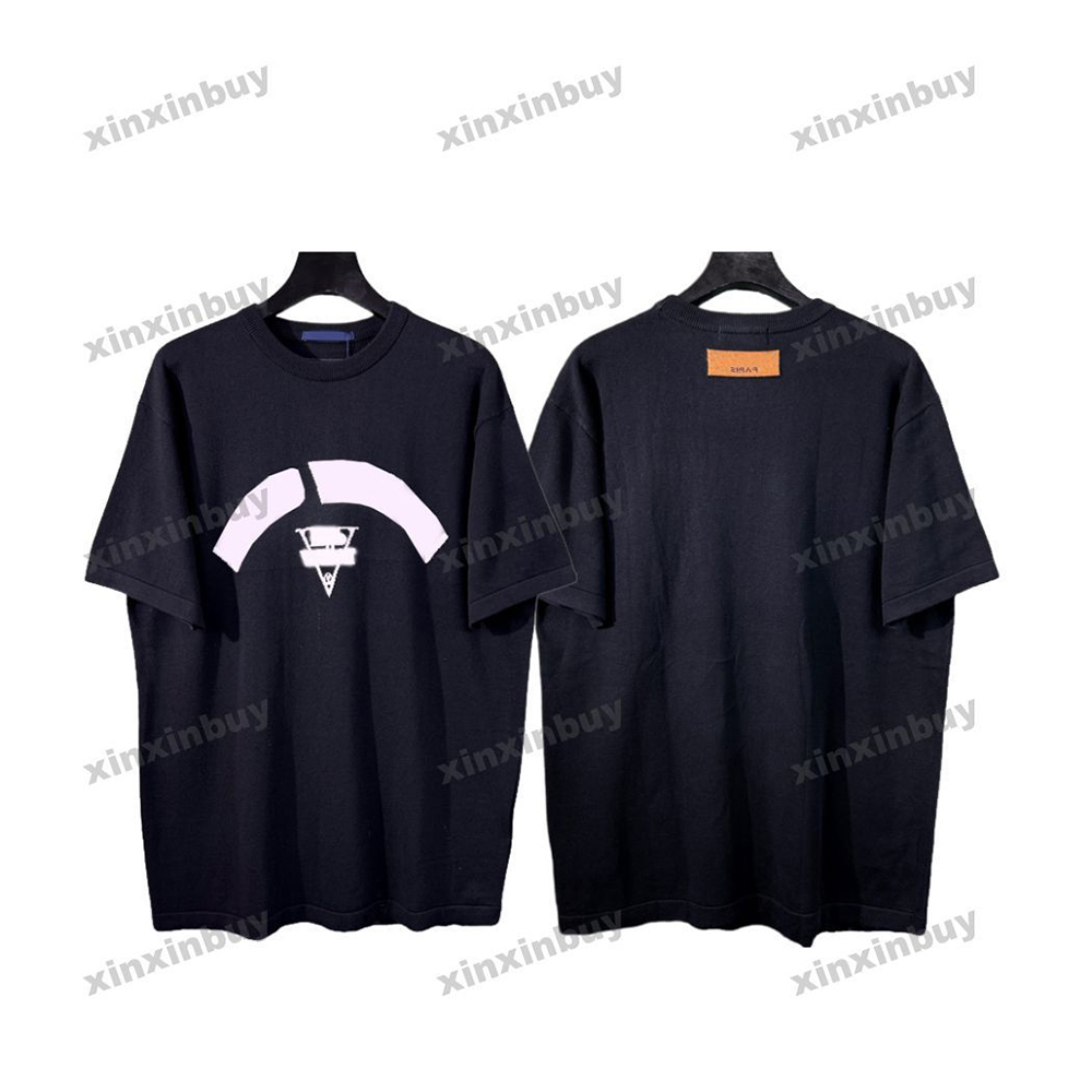 xinxinbuy Men designer Tee t shirt 23ss Knitted Letter jacquard pattern short sleeve cotton women black apricot S-2XL, Multi
xinxinbuy Men designer Tee t shirt 23ss Knitted Letter jacquard pattern short sleeve cotton women black apricot S-2XL, Multi