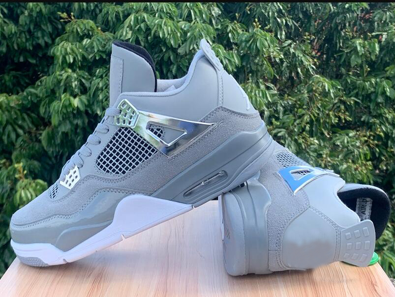 High quality 4 WMNS Frozen Moments Men Basketball Shoes 4s Light Iron Ore/Sail-Neutral Grey-Black-Metallic Silver outdoor sneakers AQ9129-001 With Box us 7-13
High quality 4 WMNS Frozen Moments Men Basketball Shoes 4s Light Iron Ore/Sail-Neutral Grey-Black-Metallic Silver outdoor sneakers AQ9129-001 With Box us 7-13