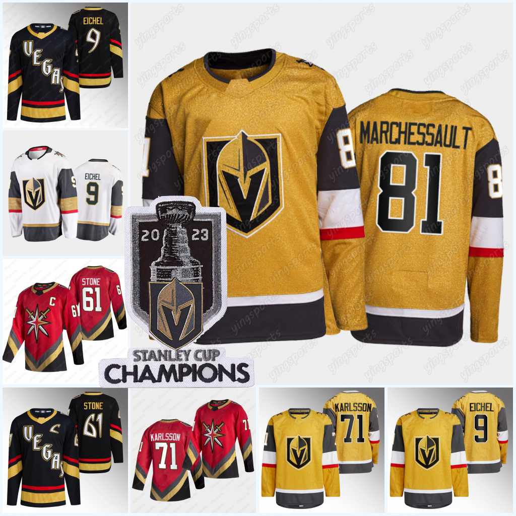 Champions Vegas Jersey Stanley Cup #81 Jonathan Marchessault 9 Jack Eichel William Karlsson 61 Mark Stone Mayo Pietrangelo Stephenson Nicolas Golden Kolesar K night, Black3 22-23 retro men
Champions Vegas Jersey Stanley Cup #81 Jonathan Marchessault 9 Jack Eichel William Karlsson 61 Mark Stone Mayo Pietrangelo Stephenson Nicolas Golden Kolesar K night, Black3 22-23 retro men