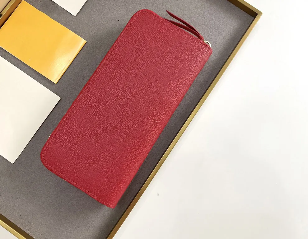 Leather Zippy Wallet Female designer long wallet card holder coin purse with original box M60171
Leather Zippy Wallet Female designer long wallet card holder coin purse with original box M60171