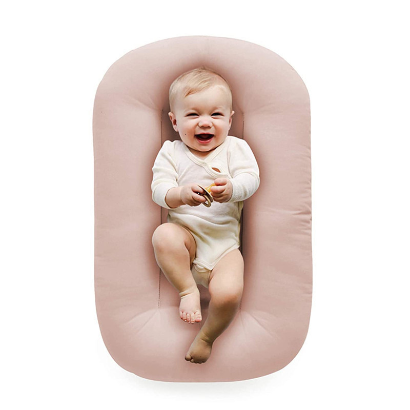 Bed Rails 75x45cm Solid Color Cotton Toddler Portable Washable Foldable Baby Boys Girls Cribs 230614