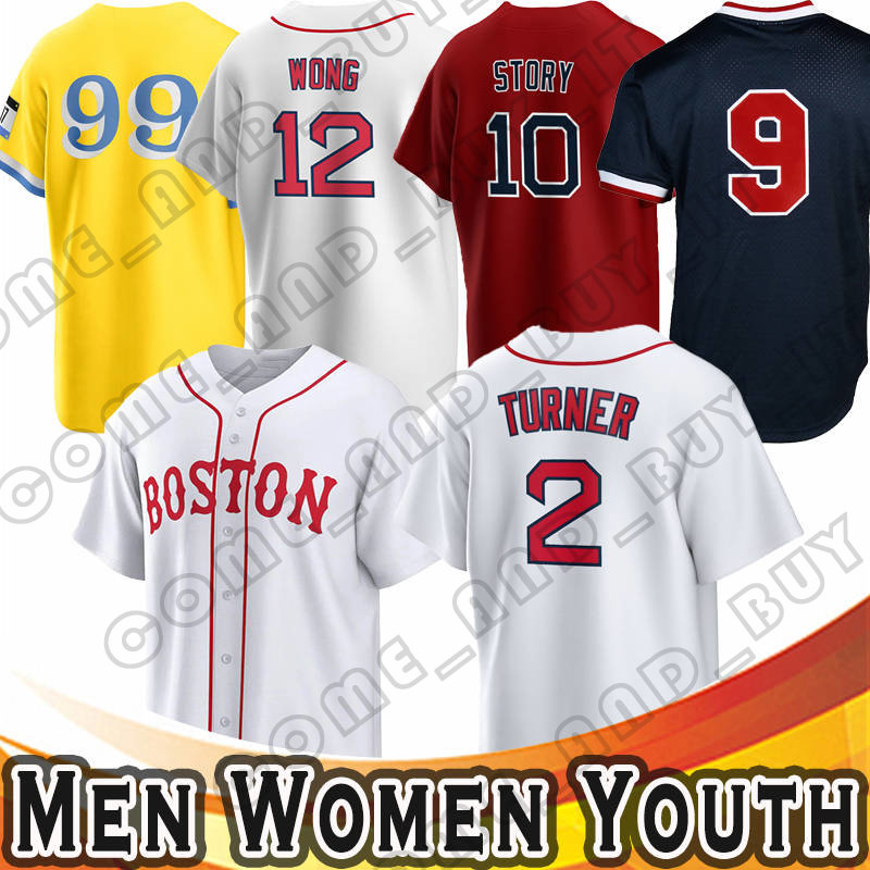 

5 Enrique Hernandez Baseball Jersey 11 Rafael Devers Connor Wong David Ortiz Ted Williams Red Sox Alex Verdugo Justin Turner Masataka Yoshida Chris Martin Chris Sale, Custom men-no name (hong wa)