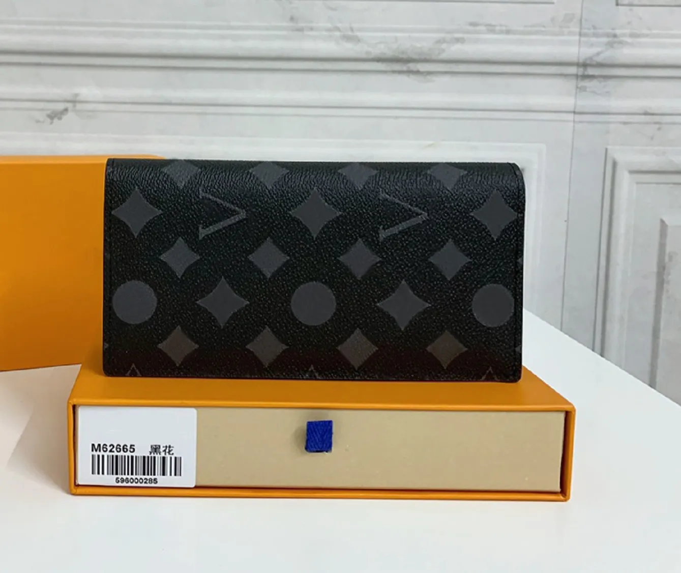 Leather Brazza Wallet Female designer long purse card holder with original box M61697 M66540, 10
Leather Brazza Wallet Female designer long purse card holder with original box M61697 M66540, 10
