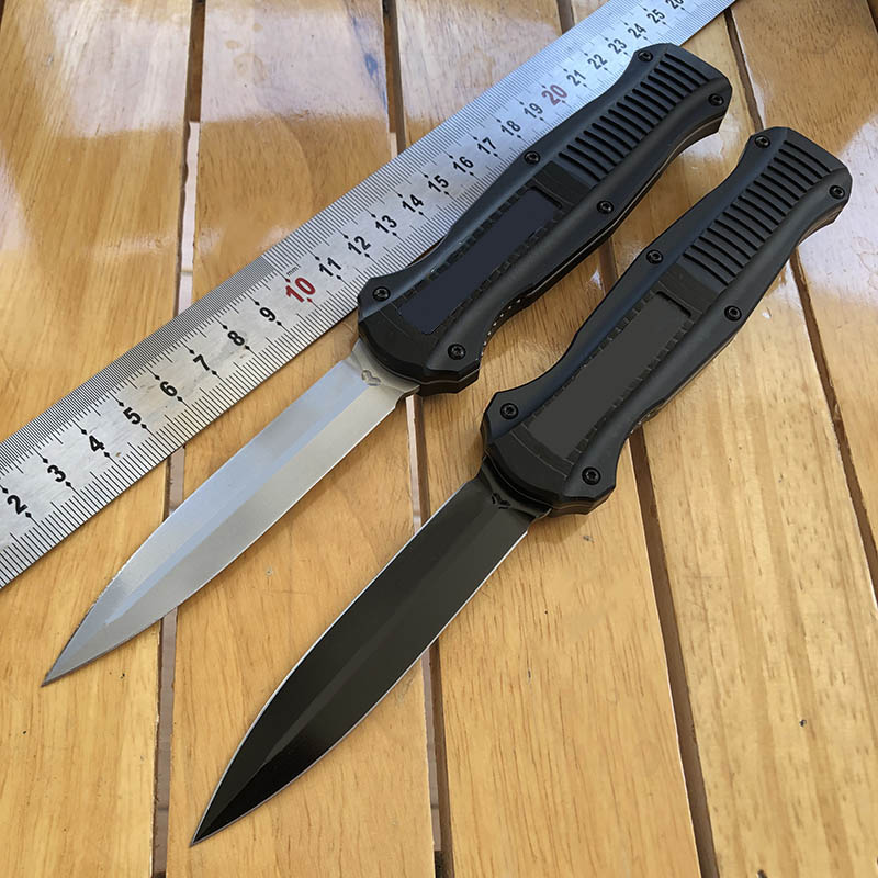 US Style BM 3300 3310 Automatic Folding Knife Italian Infidel Stiletto Mafia Fast Open Double Action D2 Blade UT85 UT88 Auto Pocket knives 9600 4300 3400 4600 3310BK
US Style BM 3300 3310 Automatic Folding Knife Italian Infidel Stiletto Mafia Fast Open Double Action D2 Blade UT85 UT88 Auto Pocket knives 9600 4300 3400 4600 3310BK