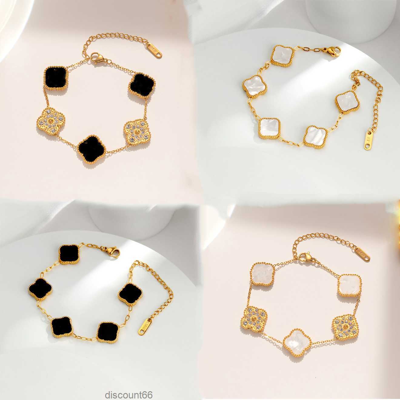 Classic designer gold bracelet for women Fashion Charm Bracelets 4/Four Leaf Clover Jewelry 18K Gold Bangle for woman men Chain jewelery Gift1NQ4
Classic designer gold bracelet for women Fashion Charm Bracelets 4/Four Leaf Clover Jewelry 18K Gold Bangle for woman men Chain jewelery Gift1NQ4
