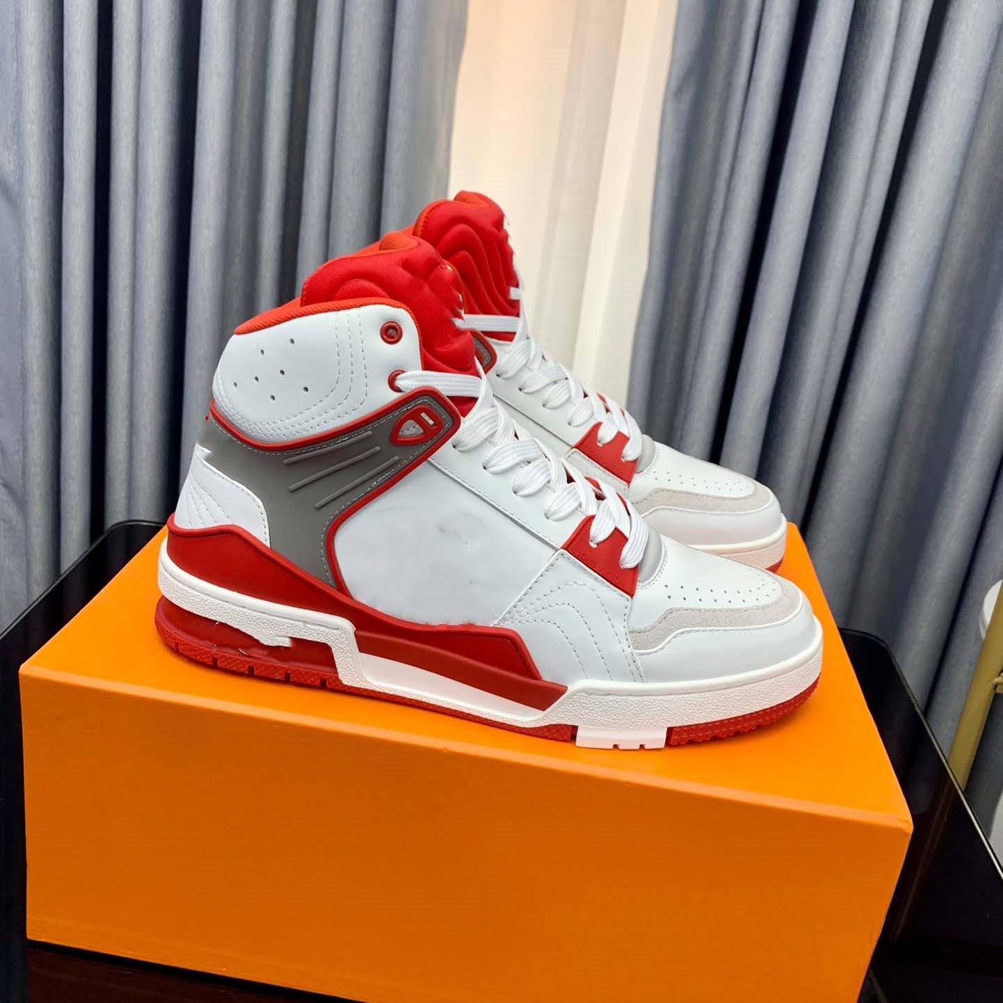 Designer Abloh retro basketball shoes Autumn and winter men's trainer Virgil Cow leather sneakers classic fashion shoe 07
Designer Abloh retro basketball shoes Autumn and winter men's trainer Virgil Cow leather sneakers classic fashion shoe 07