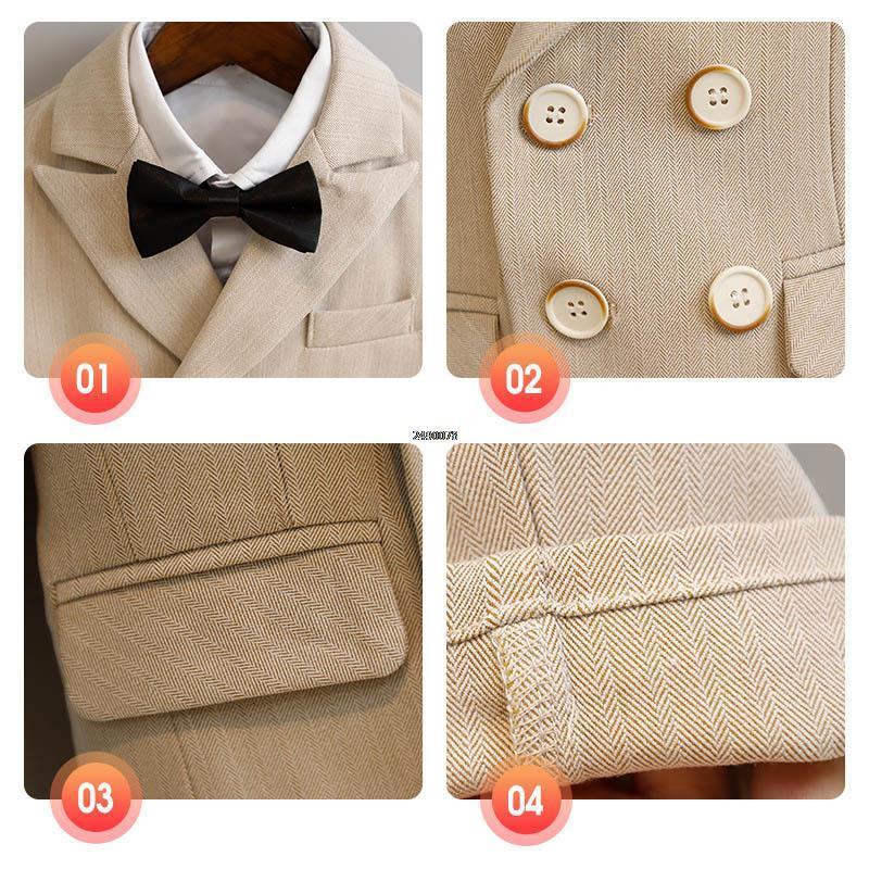 Clothing Sets Boys Suit For Wedding 1Year Baby Kids Pograph Children Formal Ceremony Tuxedo Dress Child Party Performance Costume 230613