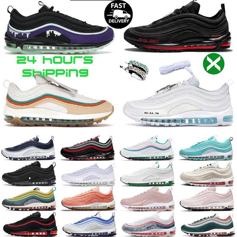 Classic Max 97 Sean Wotherspoon Mens Running Shoes 97s Triple White Black sliver bullet metalic gold Golf NRG Jesus Celestial free shipping Women Sneaker, #35 36-45 black white anthricite
Classic Max 97 Sean Wotherspoon Mens Running Shoes 97s Triple White Black sliver bullet metalic gold Golf NRG Jesus Celestial free shipping Women Sneaker, #35 36-45 black white anthricite