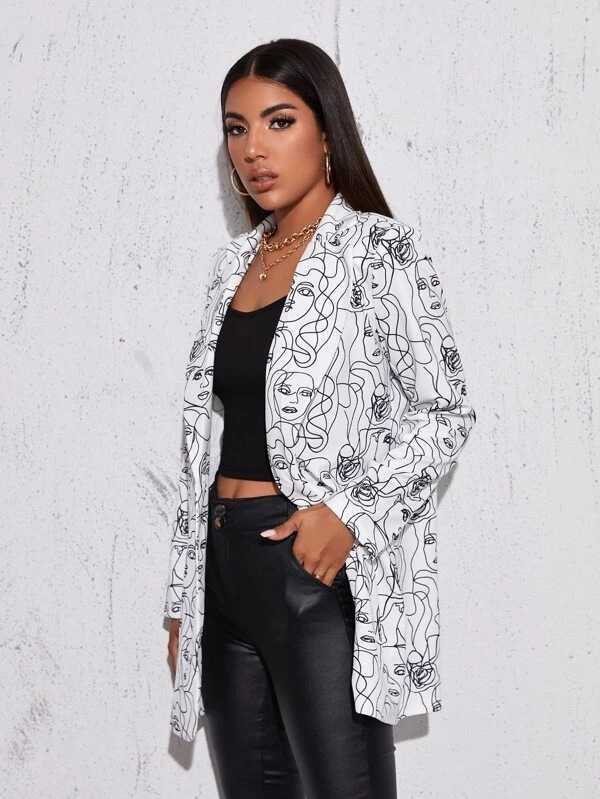 2023 women 28 colors blazer fashion non positioning printing womens casual small suit jacket trend womens wear