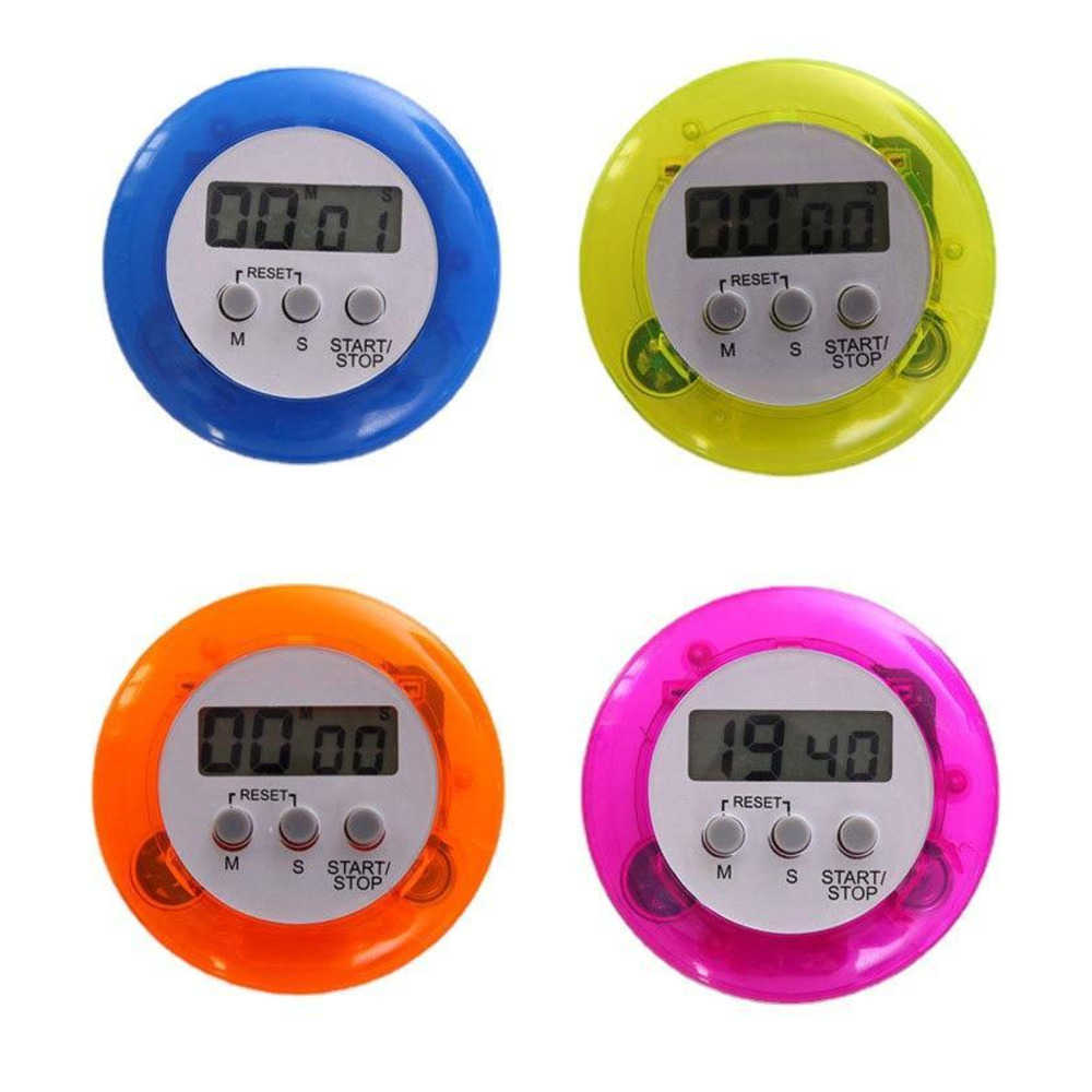 Novelty Digital Kitchen Timer Kitchen Helper Mini Digital LCD Kitchen Count Down Clip Timer Alarm Temporizador De Cocina