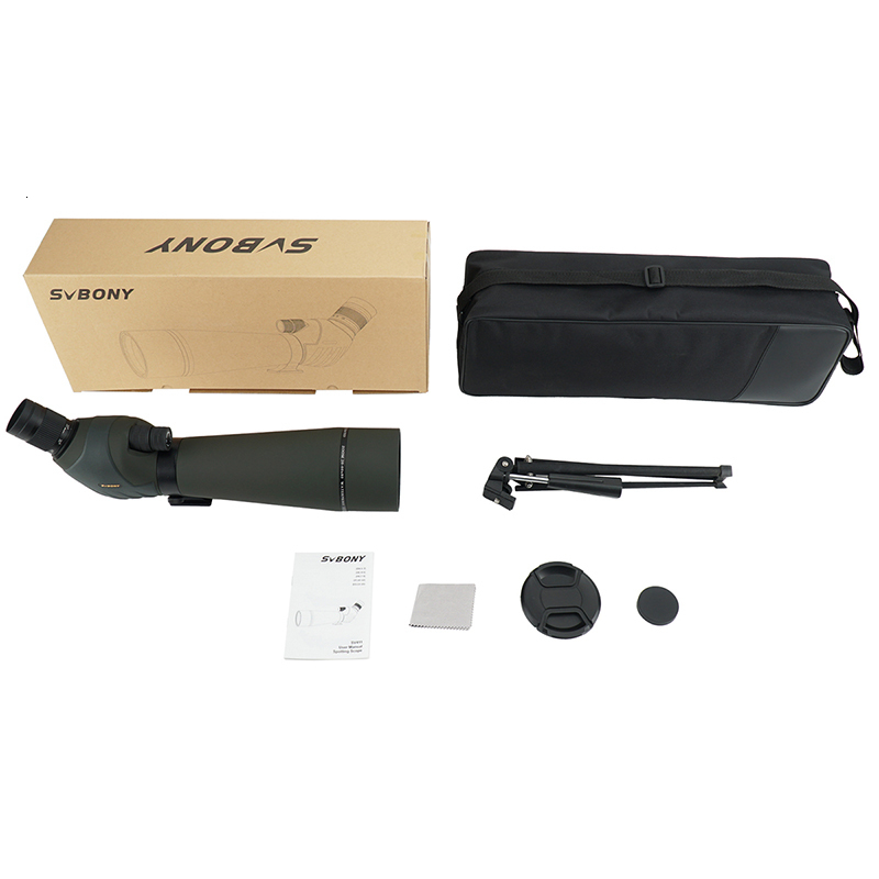 Telescope Binoculars SVBONY-SV411 20-60X7080 Dual Focus Spotting Scope Professional Telescope wTripod Waterproof Camping equipment for Birdwatching 23