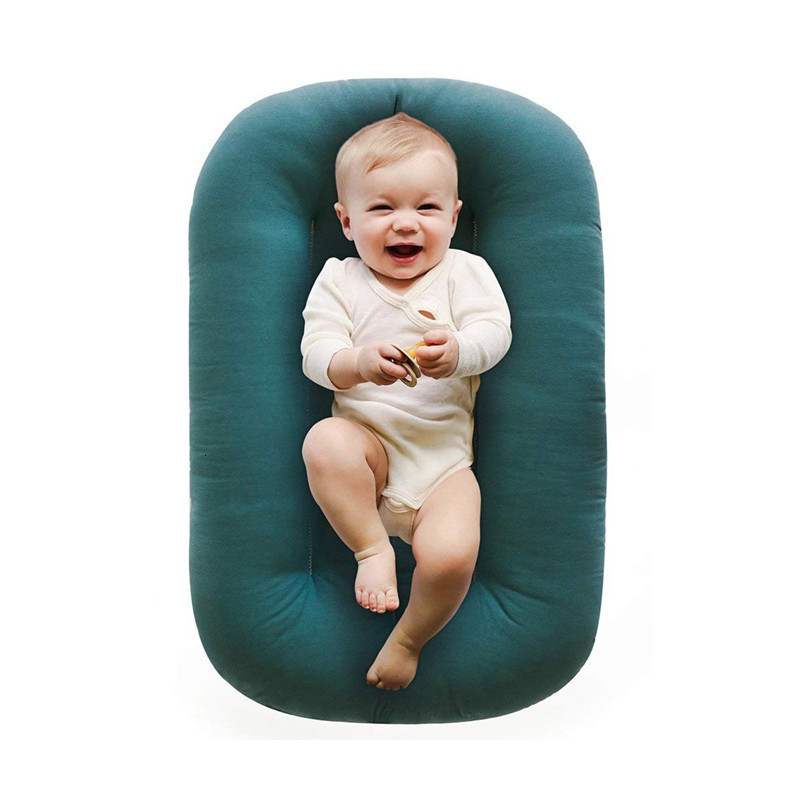 Bed Rails 75x45cm Solid Color Cotton Toddler Portable Washable Foldable Baby Boys Girls Cribs 230614