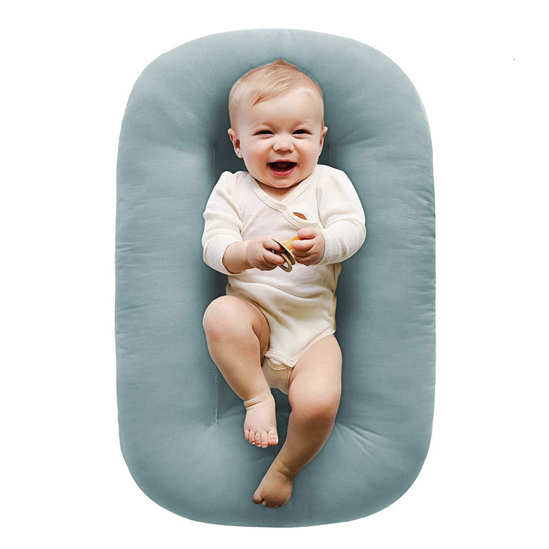 Bed Rails 75x45cm Solid Color Cotton Toddler Portable Washable Foldable Baby Boys Girls Cribs 230614