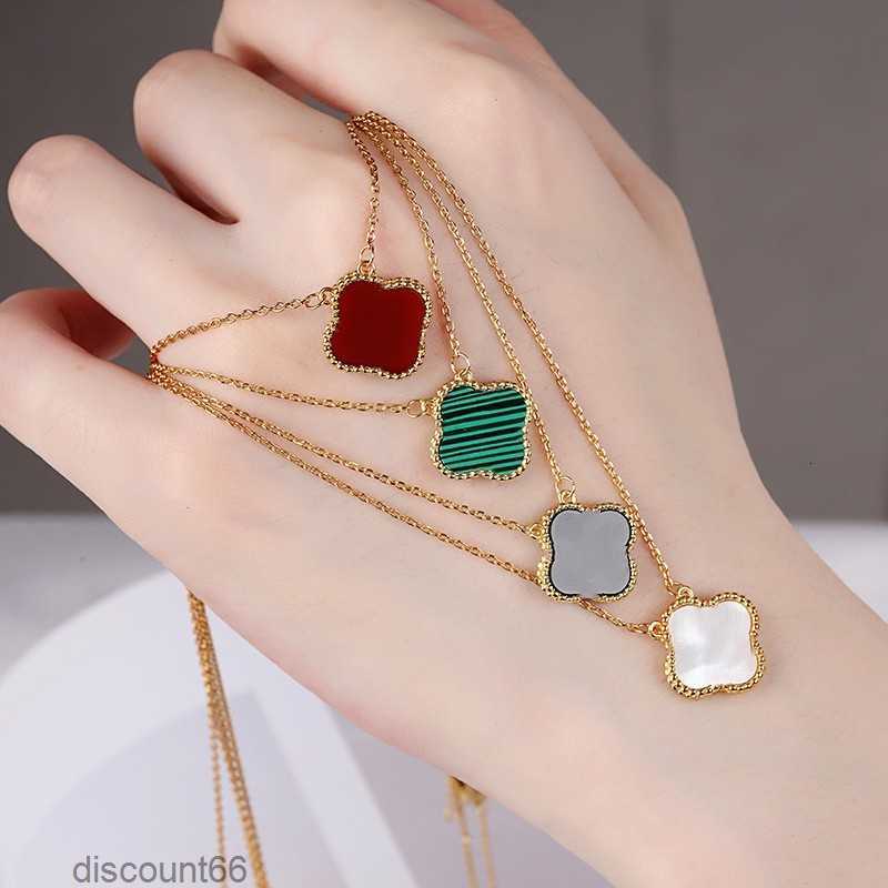Classic fashion chain clover necklace for women 4/four leaf flower 18K steel charm party wedding Mother's Thanksgiving gift designer necklace jewelry6ZWZ
Classic fashion chain clover necklace for women 4/four leaf flower 18K steel charm party wedding Mother's Thanksgiving gift designer necklace jewelry6ZWZ