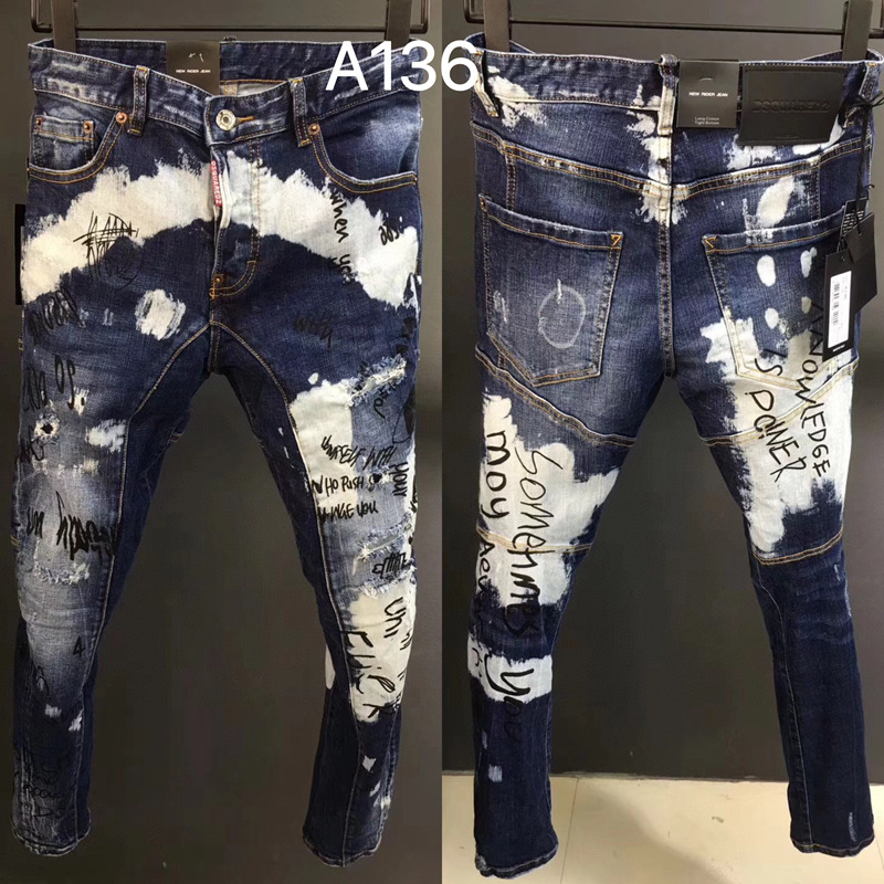 Men's Jeans Street Style Fashion Men High Quality Retro Blue Printed Designer Slim Fit Ripped Hip Hop Splashed Denim PantsMen's
Men's Jeans Street Style Fashion Men High Quality Retro Blue Printed Designer Slim Fit Ripped Hip Hop Splashed Denim PantsMen's