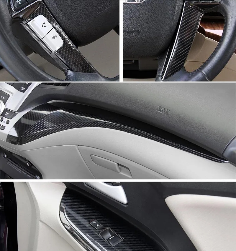 5D Carbon Fiber Vinyl Wrap Film Car Sticker Glossy Motorcycle truck heet Wrap Roll Waterproof Auto Decoration Accessories Black 50*200cm
