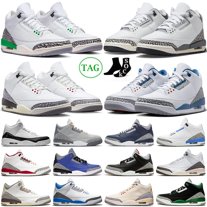 White Cement Jumpman 3 3s basketball shoes men women Mocha Wizards Mocha Black Cat Lucky Green UNC Fire Red Dark Iris mens trainers outdoor sports sneakers, #2
White Cement Jumpman 3 3s basketball shoes men women Mocha Wizards Mocha Black Cat Lucky Green UNC Fire Red Dark Iris mens trainers outdoor sports sneakers, #2