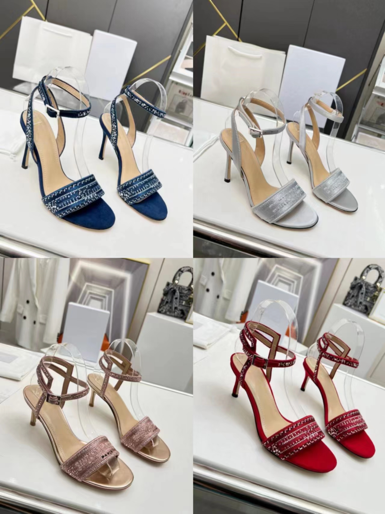 2023 Designer Women's Sandals Latest Feast Fashion Elegant Box Dust Bag Women's High Heels, 10
2023 Designer Women's Sandals Latest Feast Fashion Elegant Box Dust Bag Women's High Heels, 10