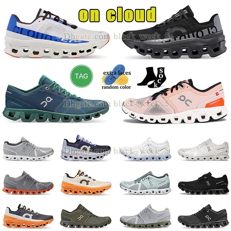 

New mens ON cloud run shoes 5 x 3 womens cloudmoster nova Eclipse Frost Surf White Black purple pink Rose Sand tn Niagara Blue sneakers dhgate outdoor women trainers, 22