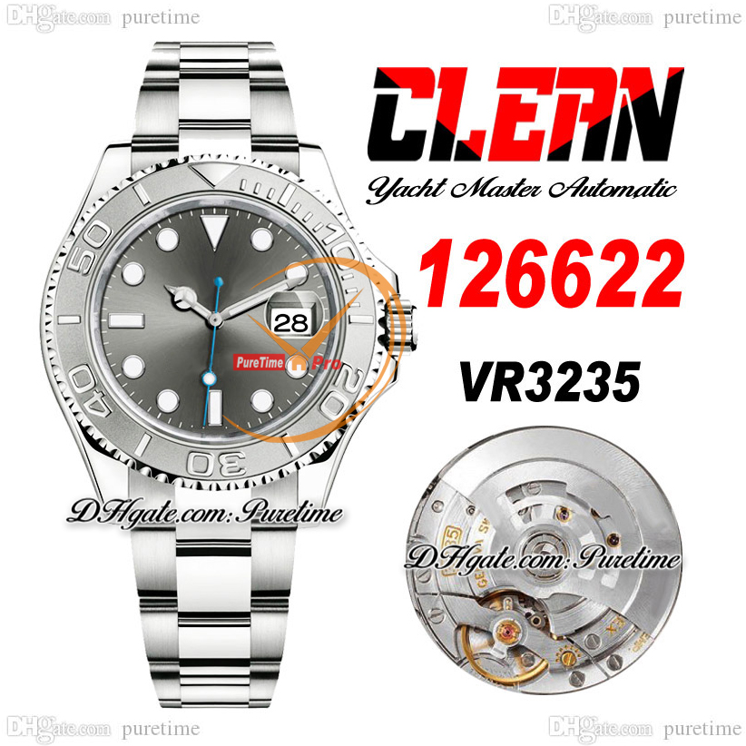 Clean CF 126622 VR3235 Automatic Mens Watch Y-M 40 Rotating Bezel Dark Rhodium Dial 904L OysterSteel Bracelet Super Edition Same Series Card Puretime Reloj Hombre B2, C-ym-01
Clean CF 126622 VR3235 Automatic Mens Watch Y-M 40 Rotating Bezel Dark Rhodium Dial 904L OysterSteel Bracelet Super Edition Same Series Card Puretime Reloj Hombre B2, C-ym-01