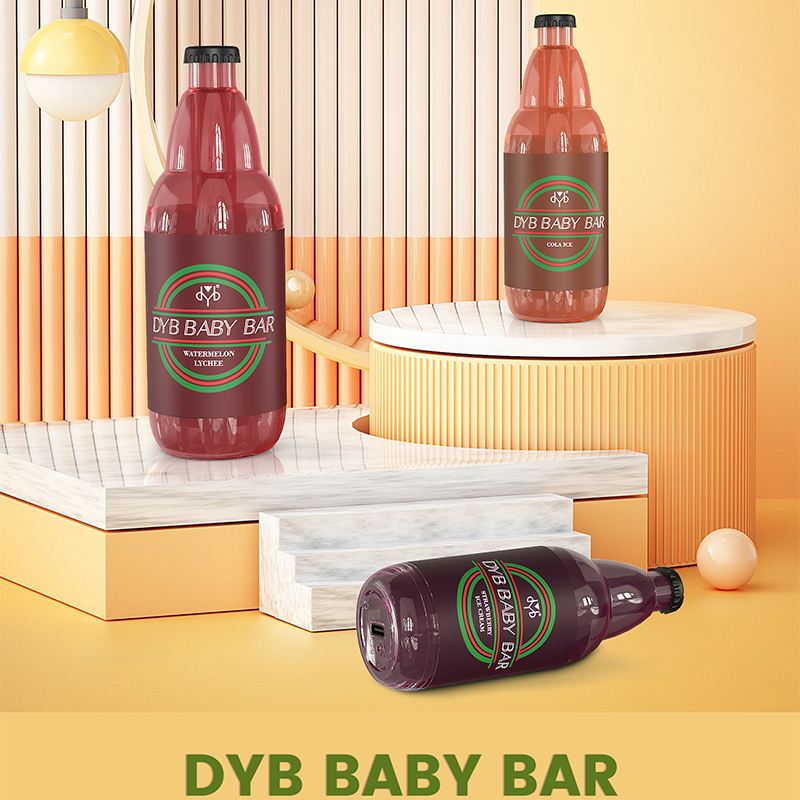 Original DYB Baby Bar 6000 puffs 10 flavors disposable pen with 10ml mesh oil E-cigarettes vape 600mah rechargeable Battery Type-C ports
Original DYB Baby Bar 6000 puffs 10 flavors disposable pen with 10ml mesh oil E-cigarettes vape 600mah rechargeable Battery Type-C ports