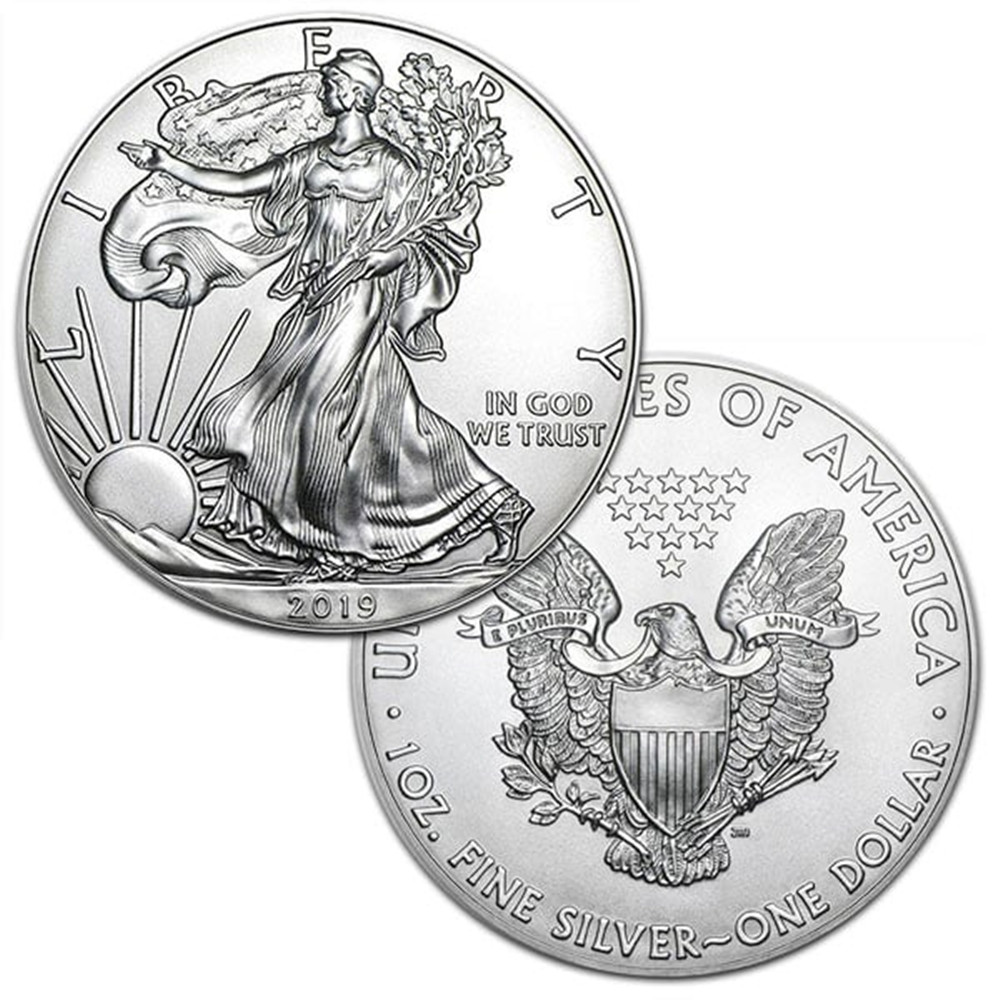 2019 American Statue of Liberty Eagle Coin Silver plated Commemorative Coin Collection new Gift home decoration
2019 American Statue of Liberty Eagle Coin Silver plated Commemorative Coin Collection new Gift home decoration