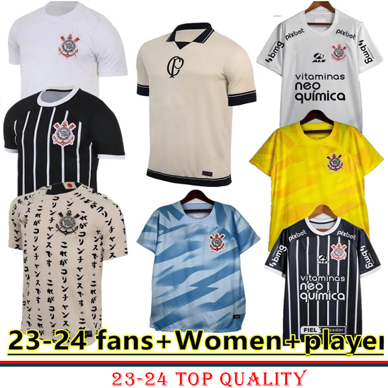 23 2024 Corinthian Soccer Jerseys home Away Yuri Alberto PAULINHO 2023 24 camisetas de footb MANTO DO special Guedes Club football shirt Third Japan 10 Years, Black
23 2024 Corinthian Soccer Jerseys home Away Yuri Alberto PAULINHO 2023 24 camisetas de footb MANTO DO special Guedes Club football shirt Third Japan 10 Years, Black