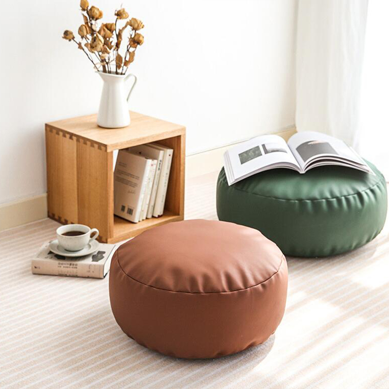 Cushion Decorative Pillow Japanese Style Meditation Cushion Homestay Bay Window Tatami Unstuffed Moroccan Pouf Cover Technology Cloth Ottoman Lazy Fut