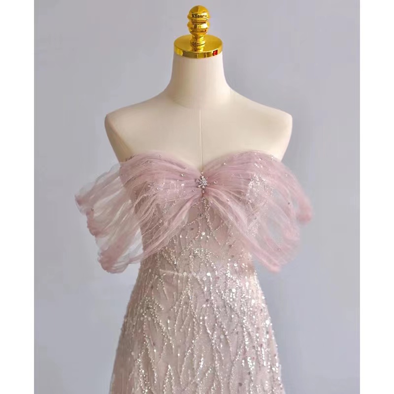 Mother Of The Bride Dresses A E Sheer Long Off Shoulder Formal Godmother Evening Wedding Guests Gown Plus Size Custom Made Bg Tail Party Dress 403 666