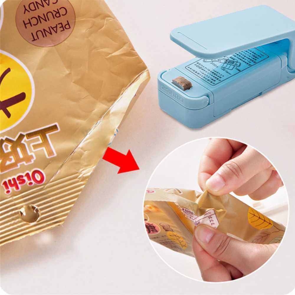 Update Mini Heat Seag Hine Package Bags Thermal Plastic Food Bag Closure Portable Sealer Packing Kitchen Gadgets