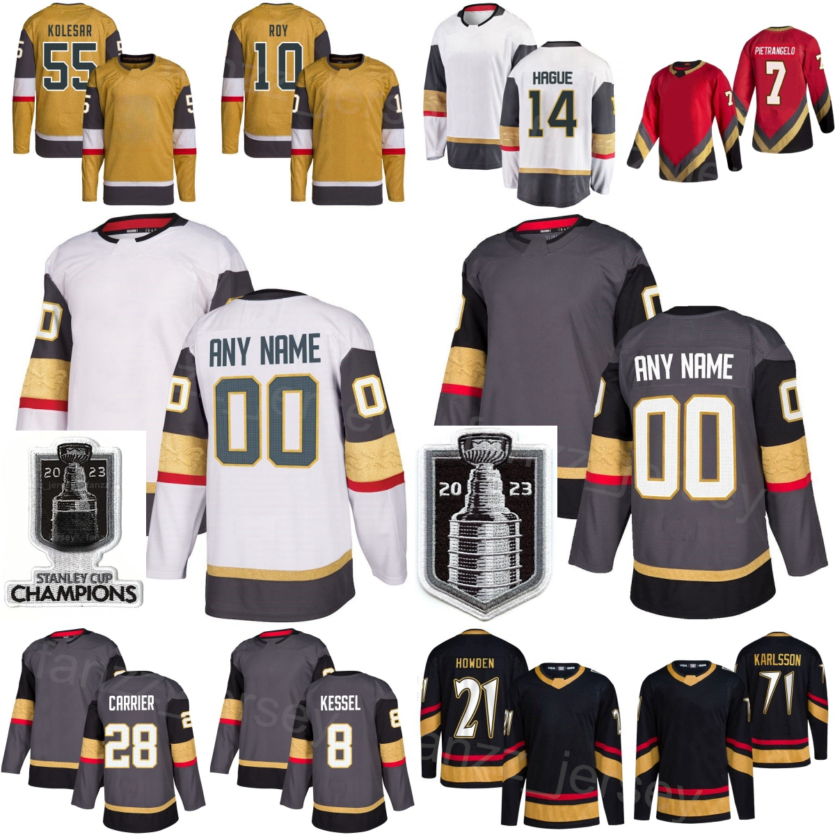 Hockey 2023 Stanley Cup Champions 71 William Karlsson Jersey Alex Pietrangelo Nicolas Roy Brett Howden Keegan Kolesar William Carrier Nicolas Hague Man Woman Kids, Grey
Hockey 2023 Stanley Cup Champions 71 William Karlsson Jersey Alex Pietrangelo Nicolas Roy Brett Howden Keegan Kolesar William Carrier Nicolas Hague Man Woman Kids, Grey