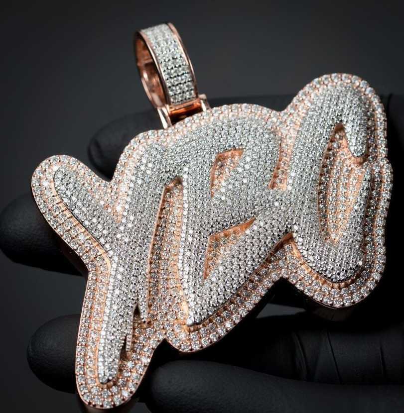 Hiphop Jewelry Custom Iced Out Vvs Moissanite Diamond Pendant 925 Sterling Silver Name Pendant With Chain
Hiphop Jewelry Custom Iced Out Vvs Moissanite Diamond Pendant 925 Sterling Silver Name Pendant With Chain