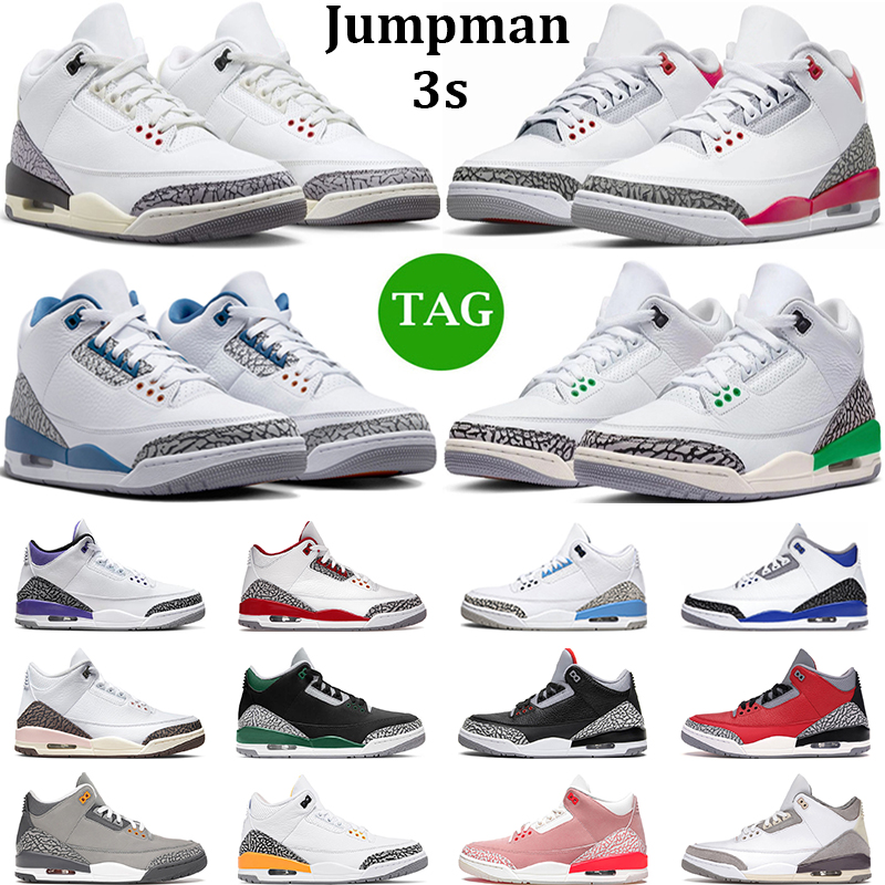 Men Women 3s White Cement Basketball Shoes Jumpman 3 Fire Red Wizards Lucky Green Racer Blue Dark Iris UNC Mens Trainers Outdoor Sneakers, #6
Men Women 3s White Cement Basketball Shoes Jumpman 3 Fire Red Wizards Lucky Green Racer Blue Dark Iris UNC Mens Trainers Outdoor Sneakers, #6